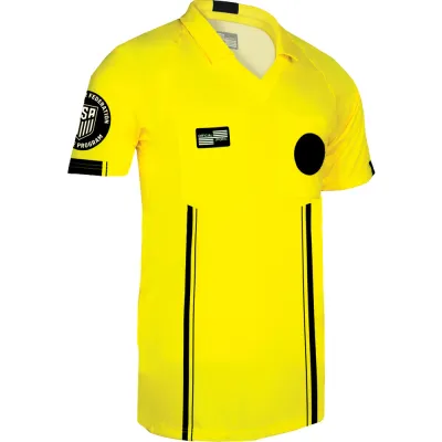 USSF ECONOMY SS REFEREE JERSEY (YELLOW)