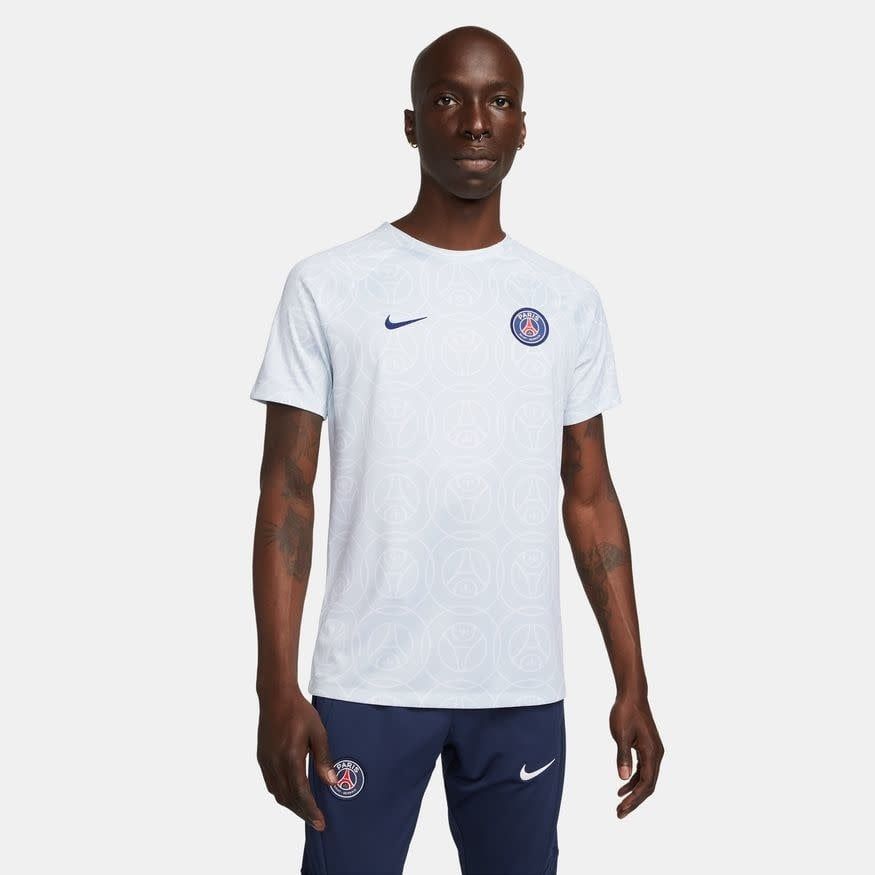 PSG 22/23 PREMATCH JERSEY (WHITE/GRAY)