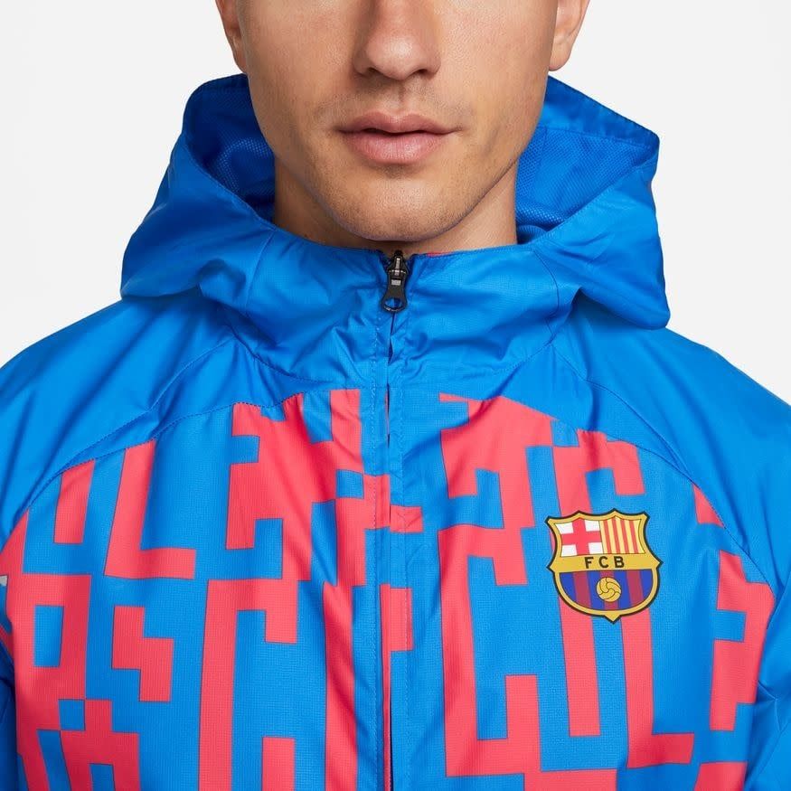 FC BARCELONA 22/23 AWF JACKET (BLUE/RED)