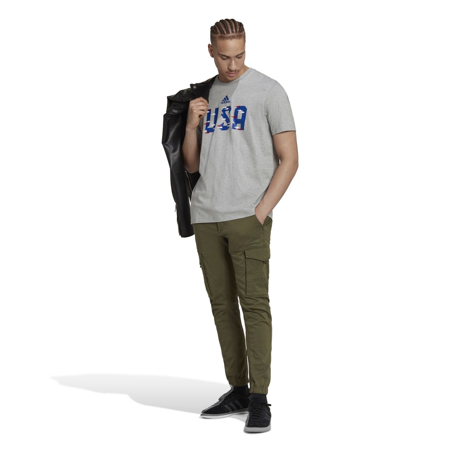 USA 2022 WORLD CUP TEE (GRAY)