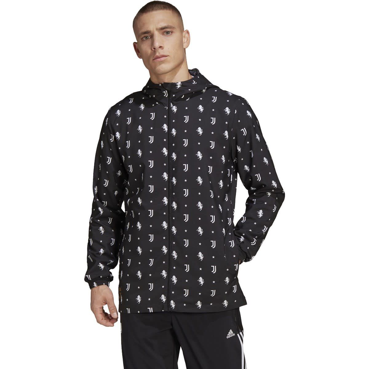 JUVENTUS 21/22 WINDBREAKER (BLACK) JUVENTUS 21/22 WINDBREAKER (BLACK)