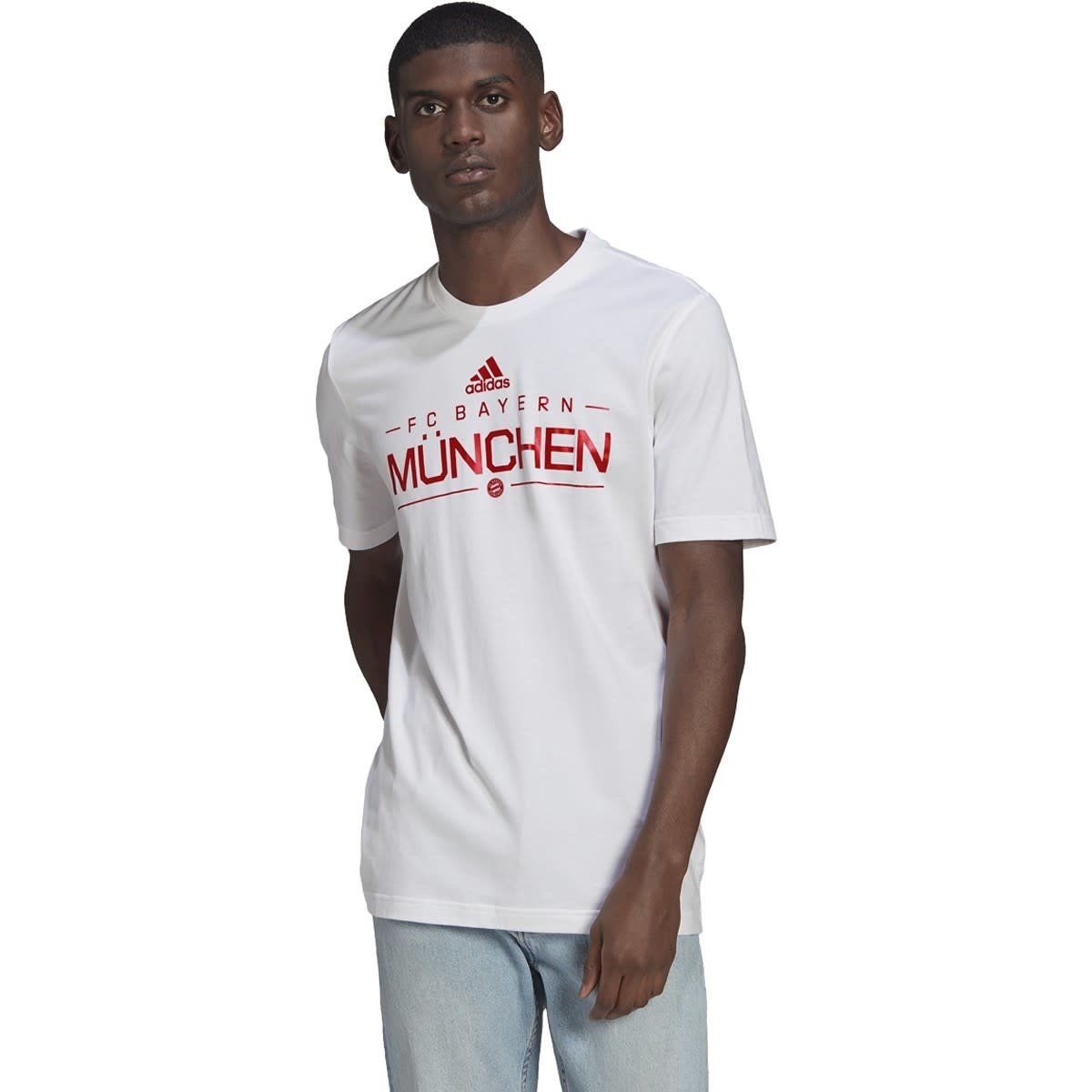 BAYERN MUNICH 21/22 GRAPHIC TEE (WHITE)