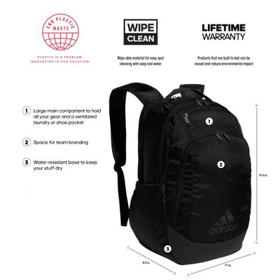 adidas defender backpack size 5 is 40% off at Amazon Description The Defender 5 Backpack keeps your hands free adidas Defender 5 Backpack -