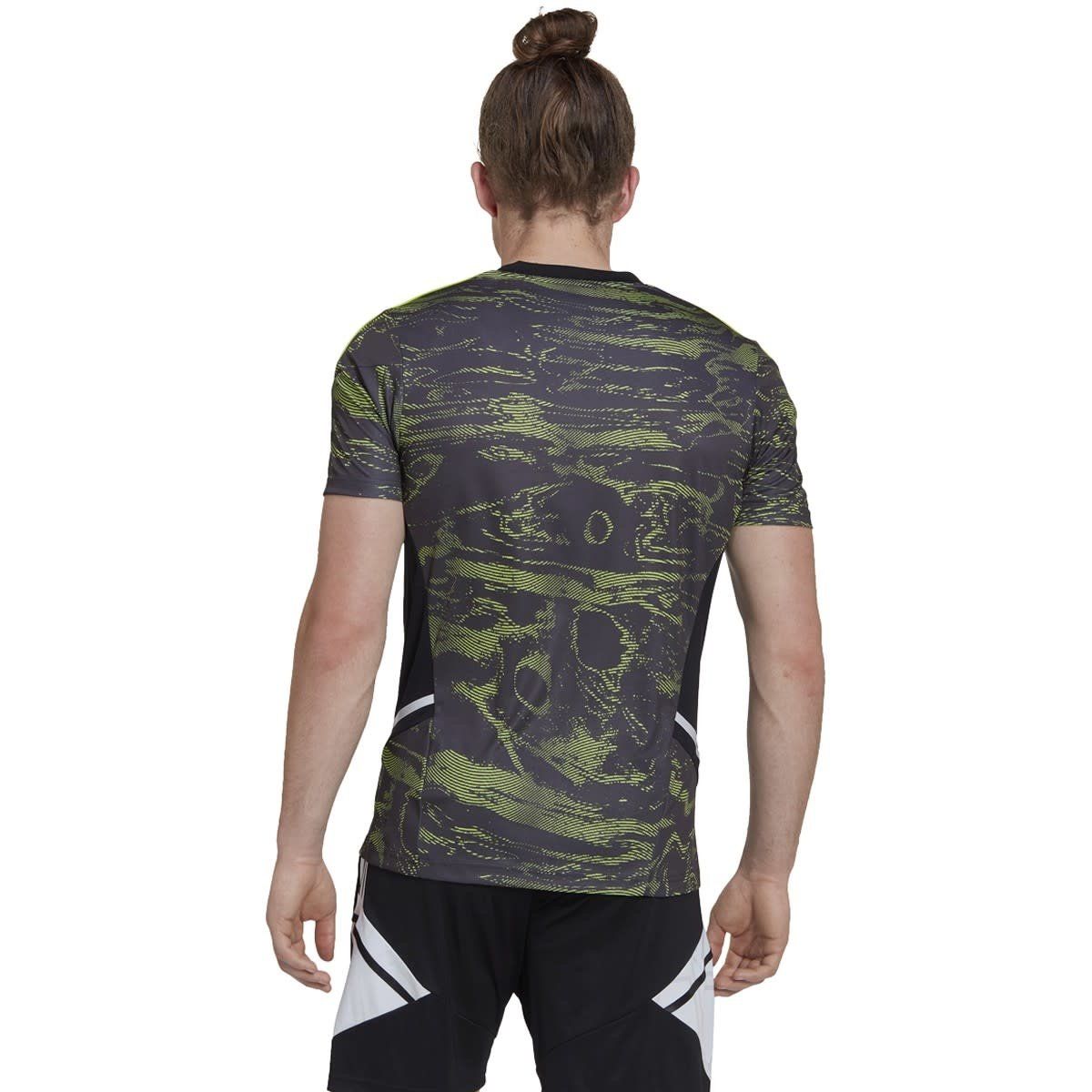 MANCHESTER UNITED 22/23 CONDIVO 22 TRAINING JERSEY (BLACK/LIME)