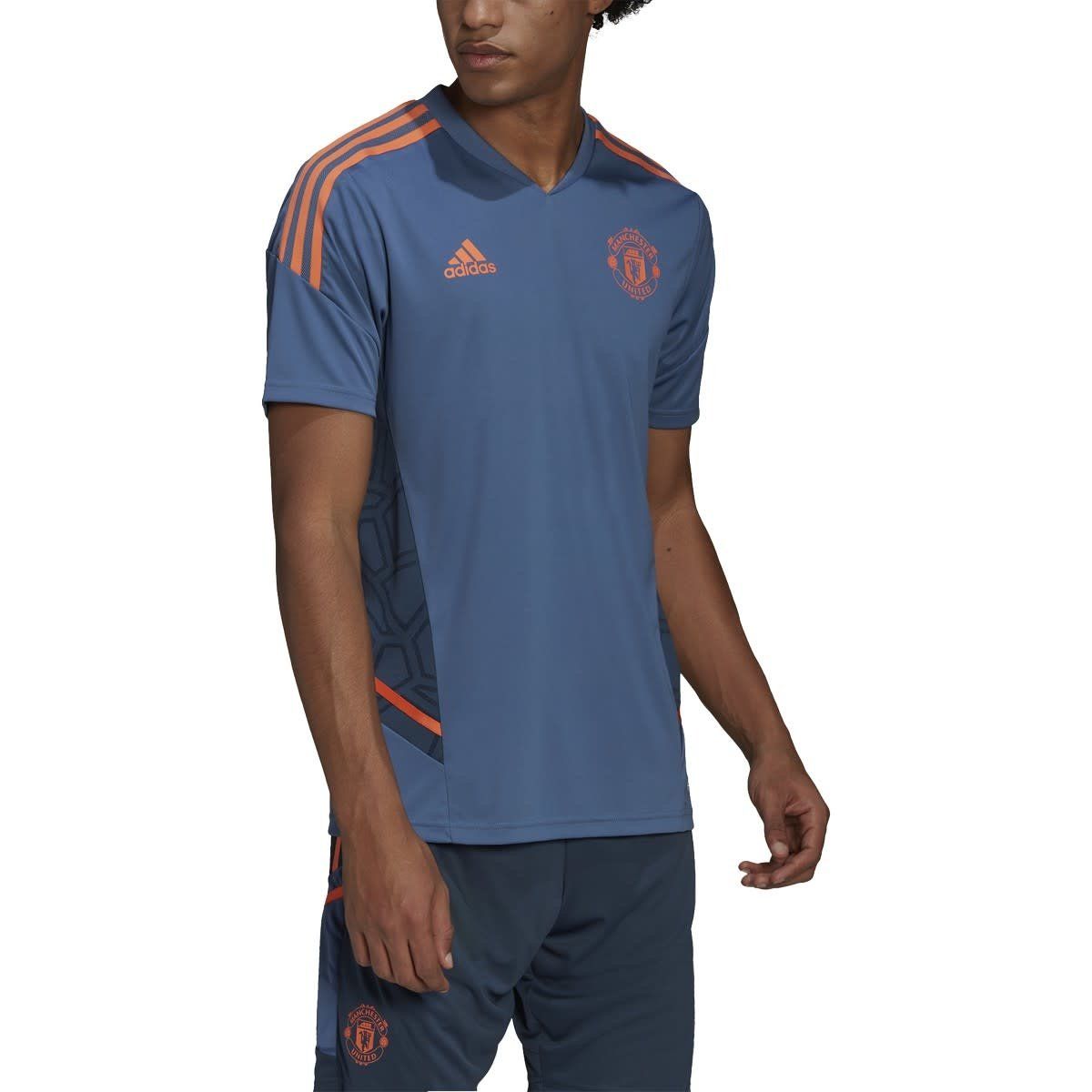 MANCHESTER UNITED 22/23 CONDIVO 22 TRAINING JERSEY (BLUE/ORANGE)