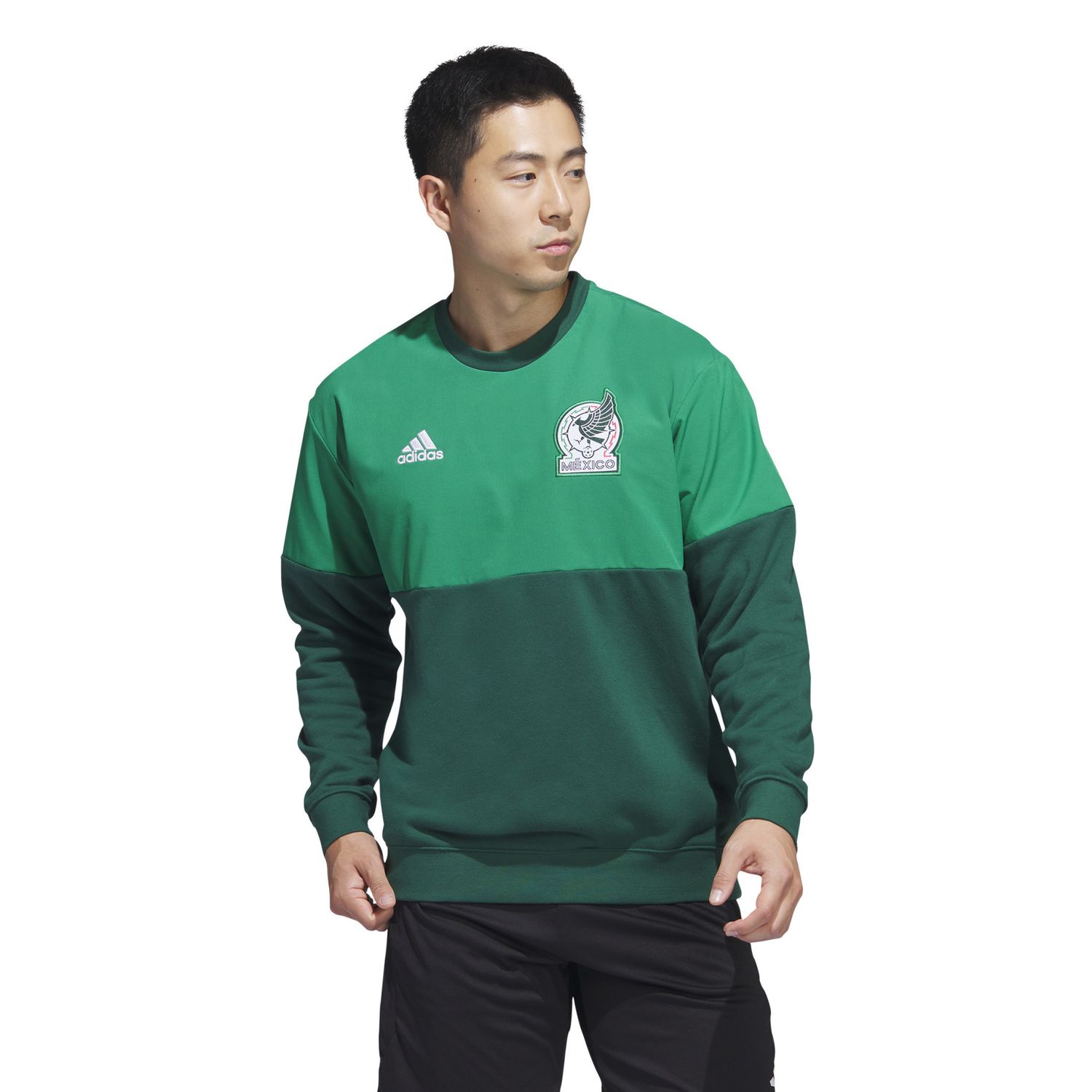MEXICO 2022 WOVEN CREW SWEATSHIRT (GREEN)