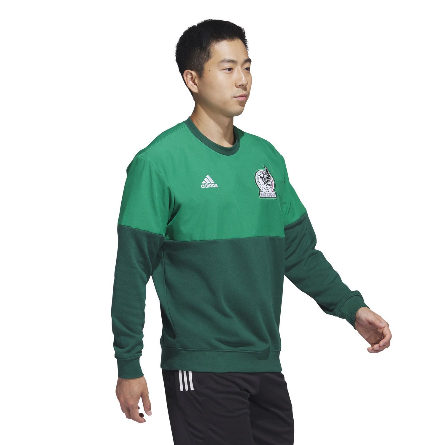 MEXICO 2022 WOVEN CREW SWEATSHIRT (GREEN)