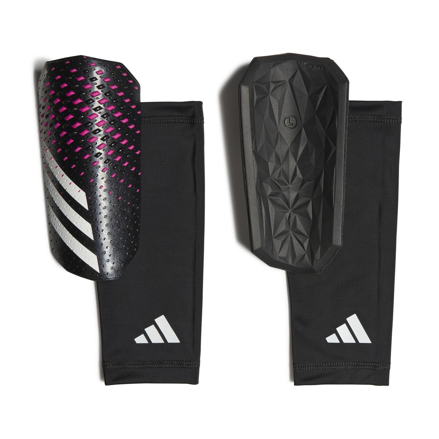 PREDATOR COMPETITION SHIN GUARD (BLACK/PINK)