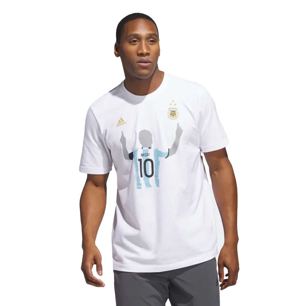 MESSI ARGENTINA 2022 WINNERS TEE (WHITE)