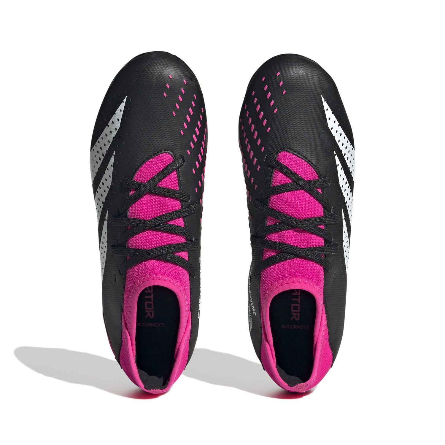 PREDATOR ACCURACY.3 FG JR (BLACK/PINK)