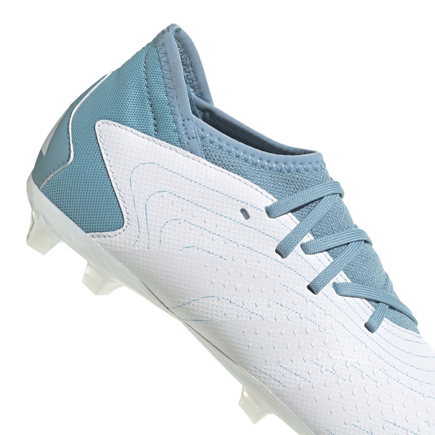 PREDATOR ACCURACY.3 FG JR (WHITE/AQUA)