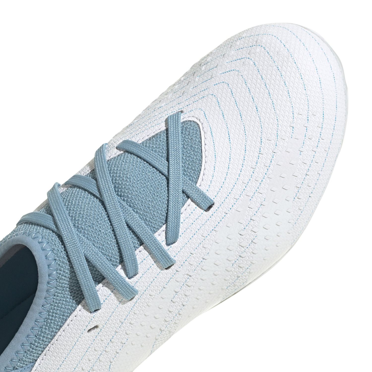 PREDATOR ACCURACY.3 FG JR (WHITE/AQUA)