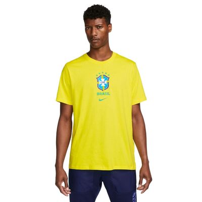 BRAZIL 2022 CREST TEE (YELLOW)