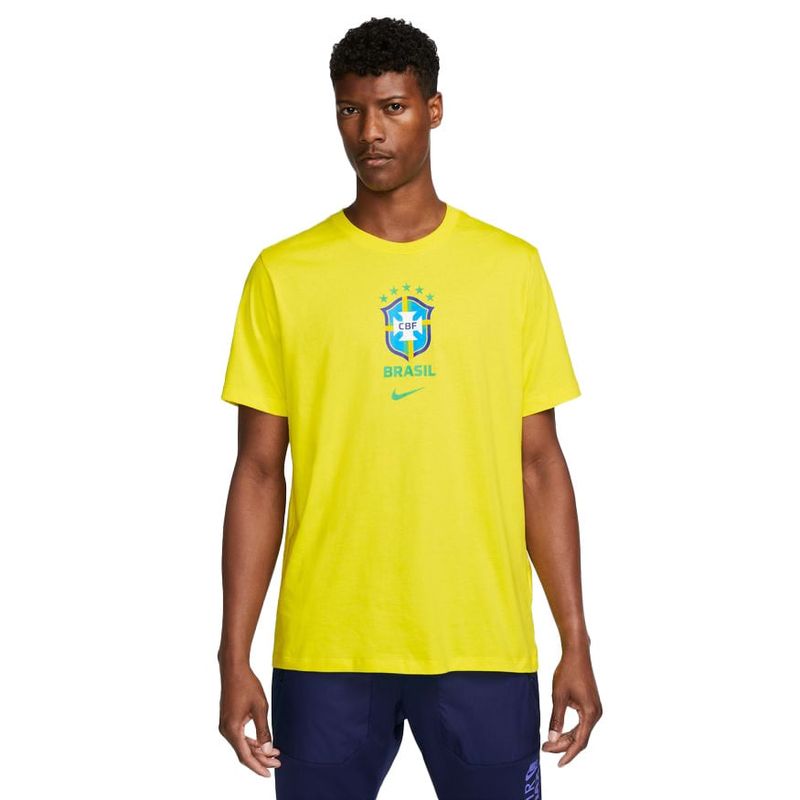 BRAZIL 2022 CREST TEE (YELLOW)
