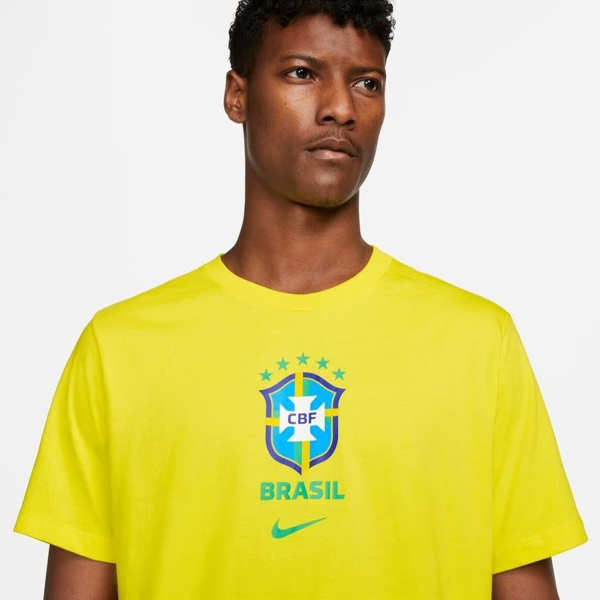 BRAZIL 2022 CREST TEE (YELLOW)