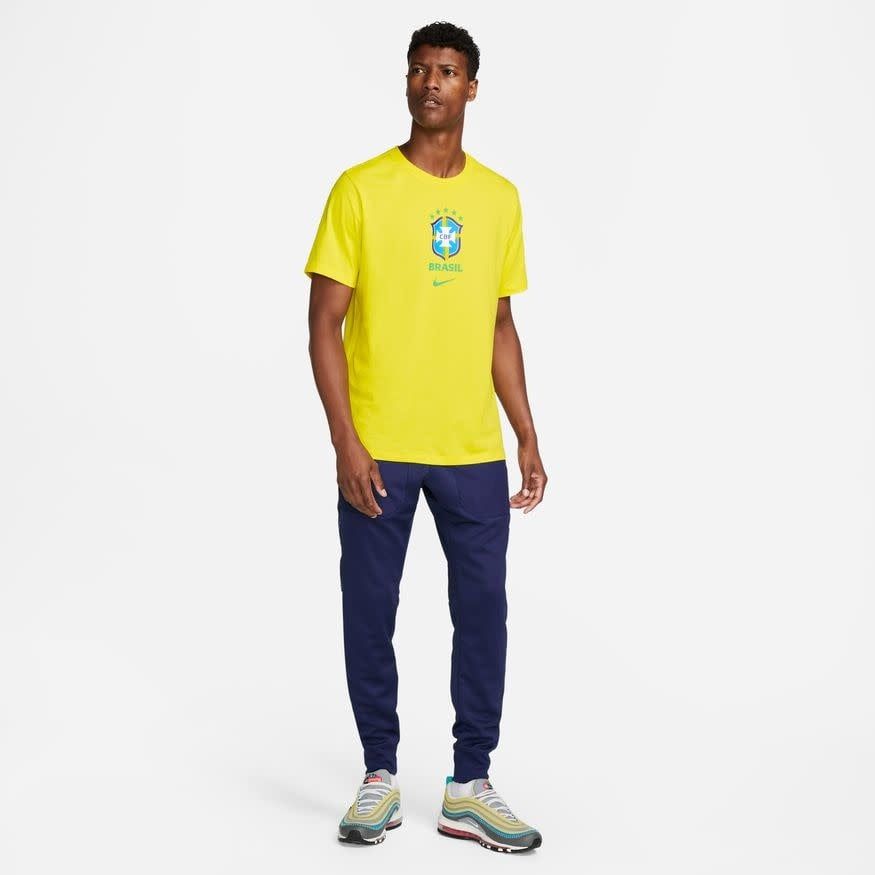 BRAZIL 2022 CREST TEE (YELLOW)