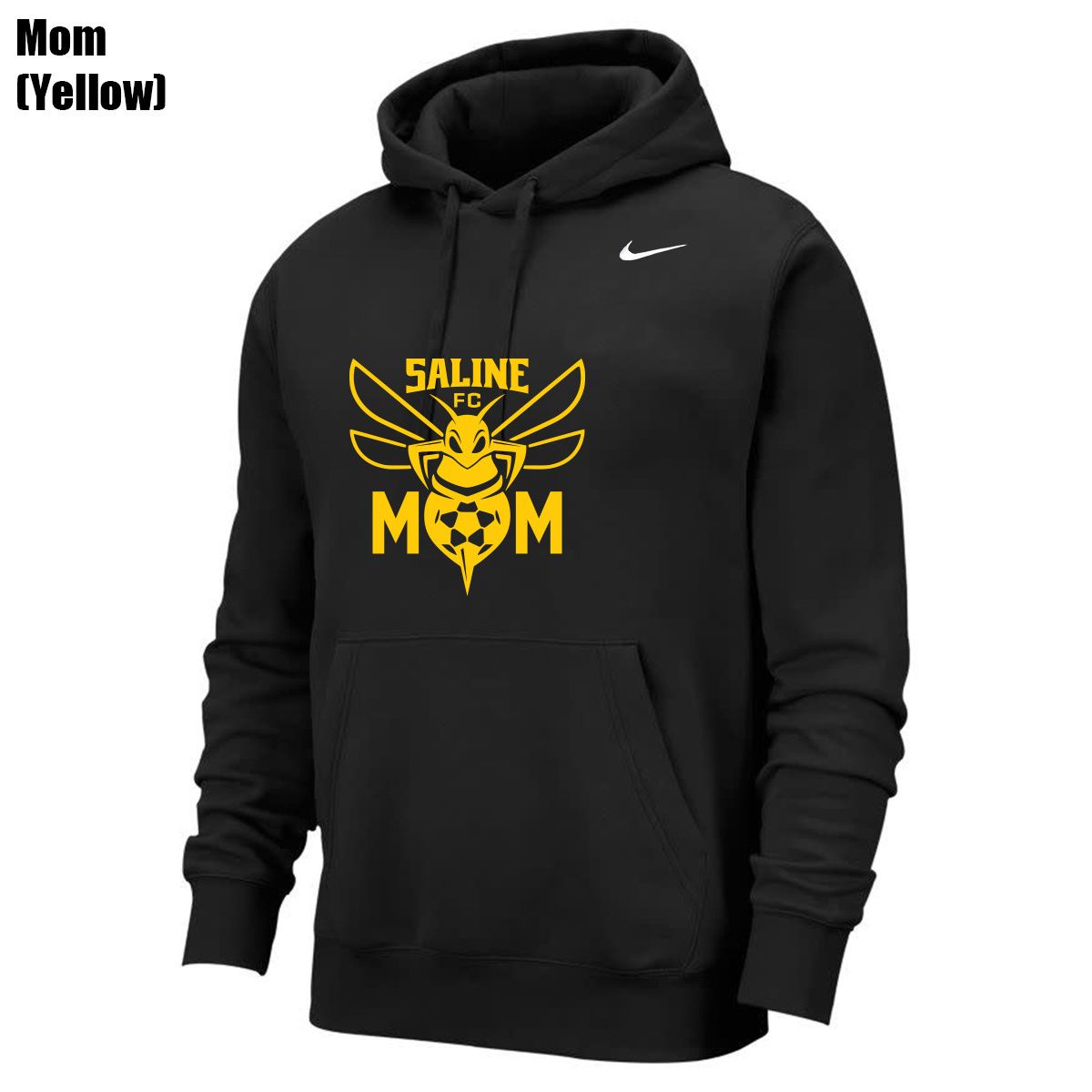 CLUB HOODIE (SALINE) (BLACK)