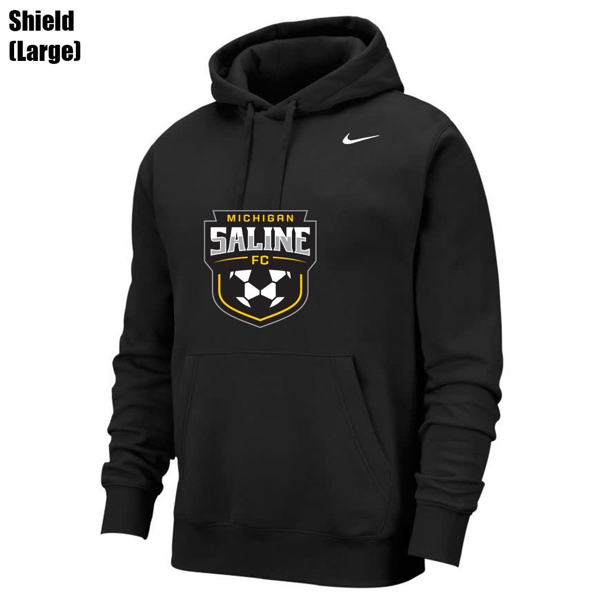 CLUB HOODIE (SALINE) (BLACK)