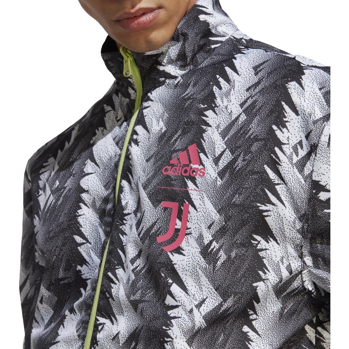 JUVENTUS 22/23 REVERSIBLE ANTHEM JACKET (BLACK/WHITE)