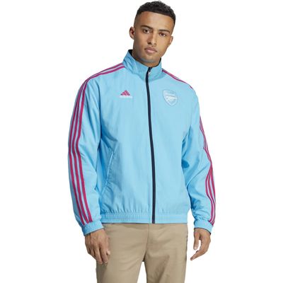 ARSENAL 22/23 REVERSIBLE ANTHEM JACKET (NAVY/SKY)
