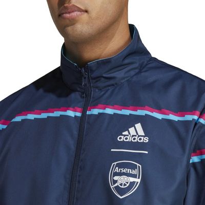 Adidas Arsenal 22/23 Reversible Anthem Jacket - SoccerWorld