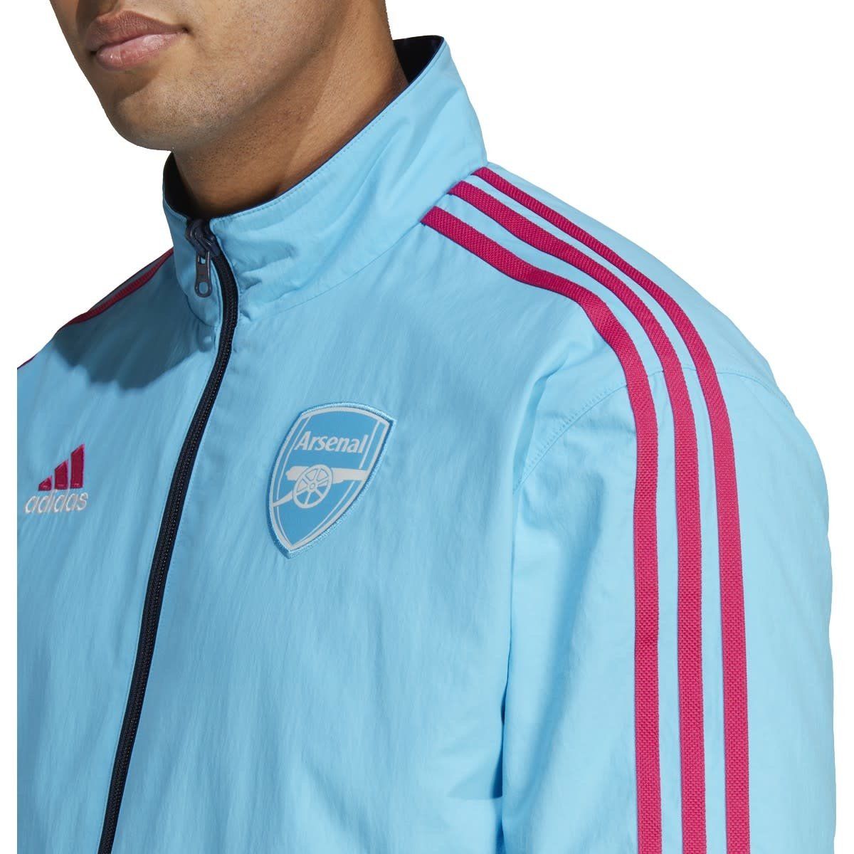 ARSENAL 22/23 REVERSIBLE ANTHEM JACKET (NAVY/SKY)
