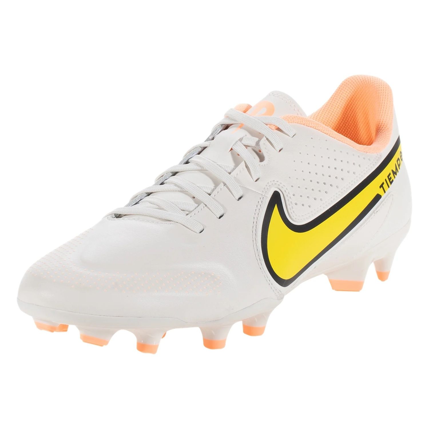 TIEMPO LEGEND 9 ACADEMY FG/MG (WHITE/YELLOW)