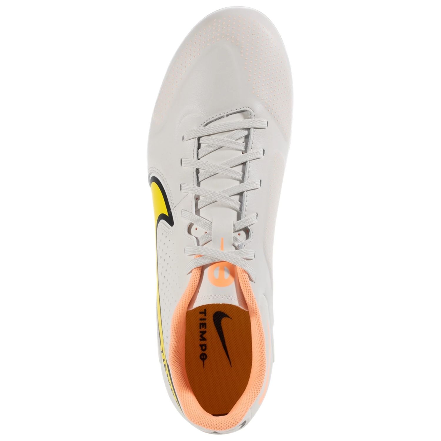 TIEMPO LEGEND 9 ACADEMY FG/MG (WHITE/YELLOW)