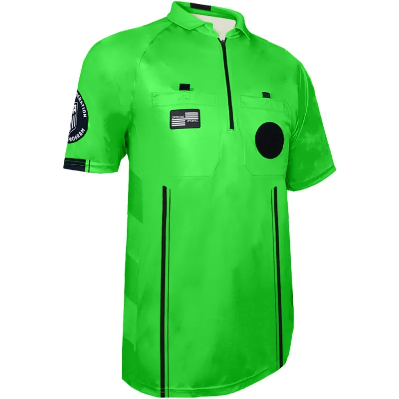 USSF PRO SS REFEREE JERSEY (GREEN)