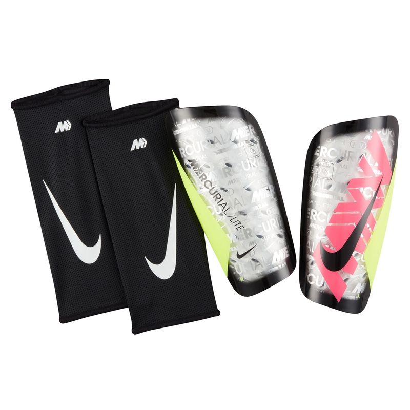 MERCURIAL LITE GUARD 25 (WHITE/PINK/VOLT)