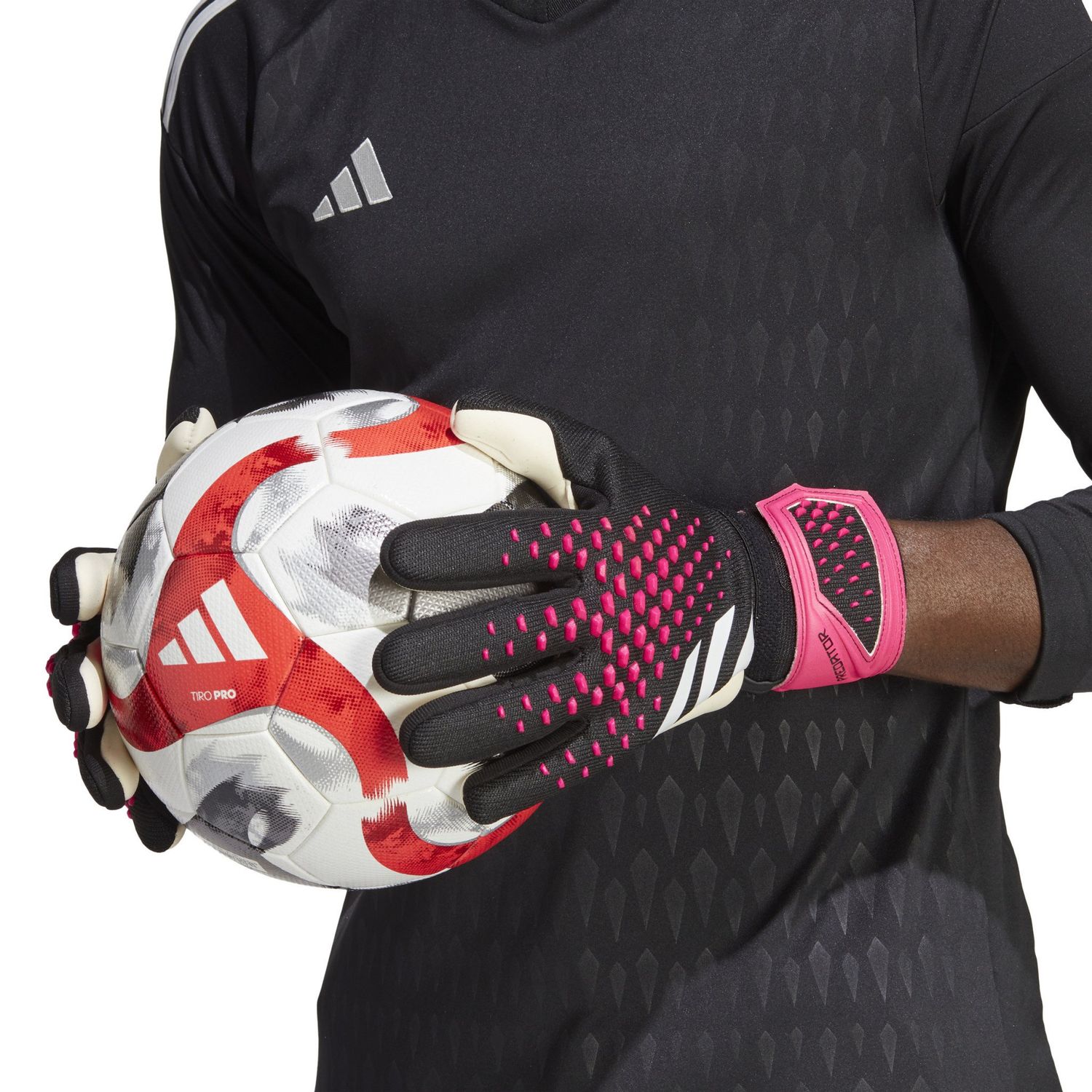 PREDATOR LEAGUE GLOVE (BLACK/PINK)