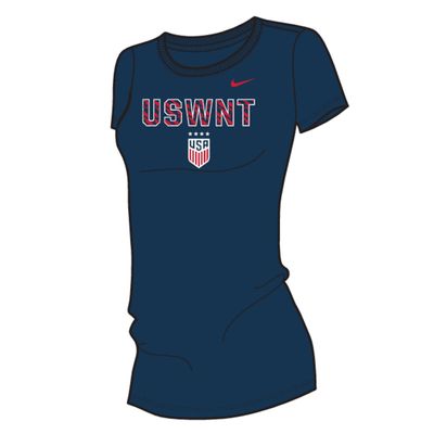 USA 2023 USWNT CORE SS TEE WOMEN'S (NAVY) USA 2023 USWNT CORE SS TEE WOMEN'S (NAVY)