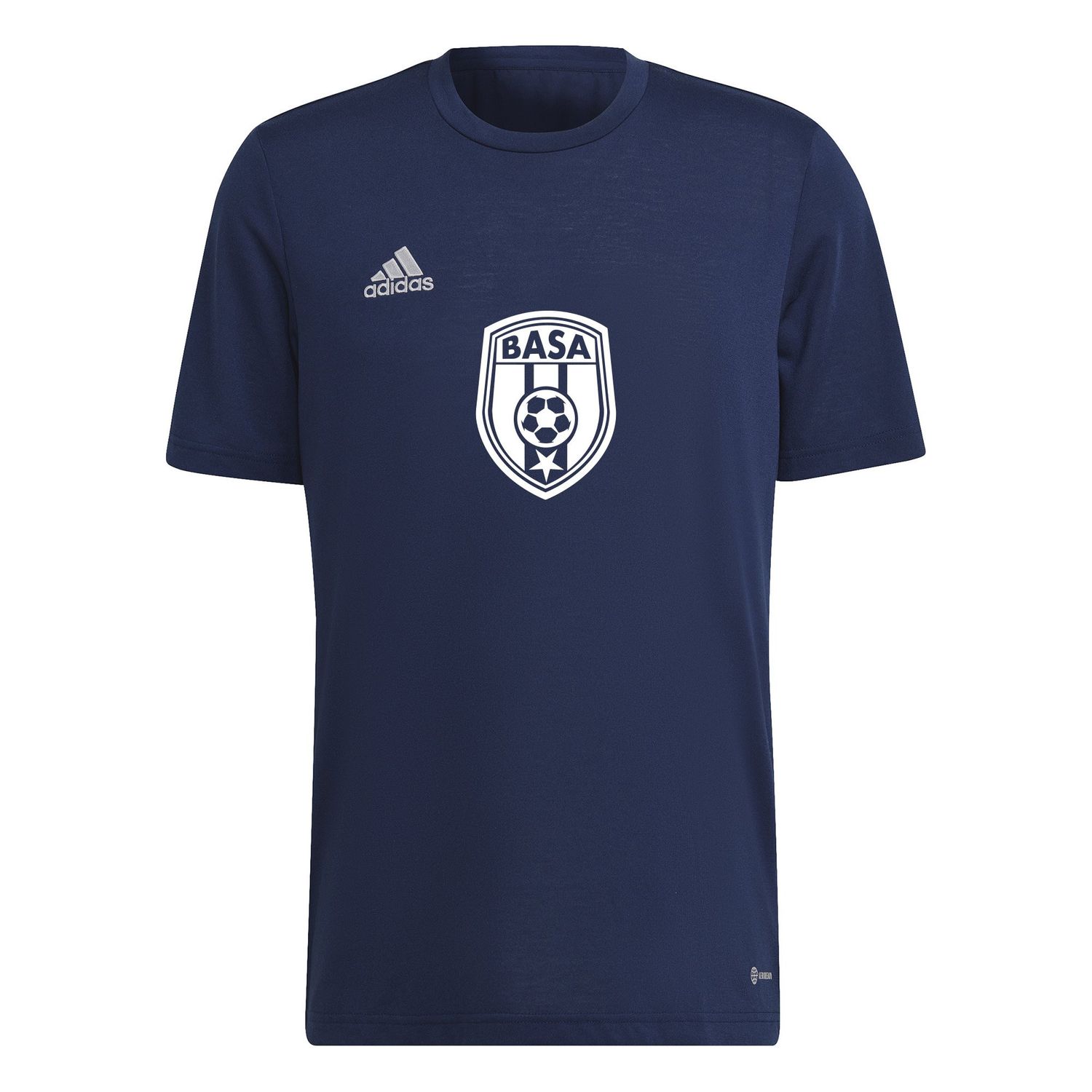ENTRADA 22 POLY TEE (BASA) (NAVY)