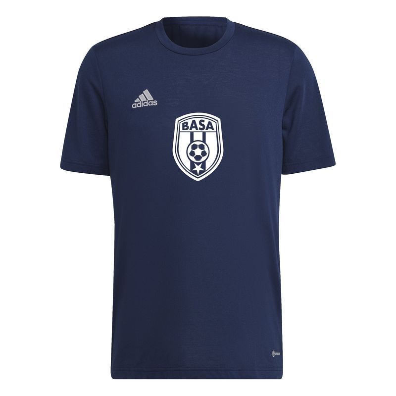 ENTRADA 22 POLY TEE (BASA) (NAVY)