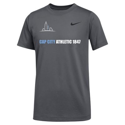 TEAM LEGEND S/S TEE YOUTH (CAP CITY) (GRAY)