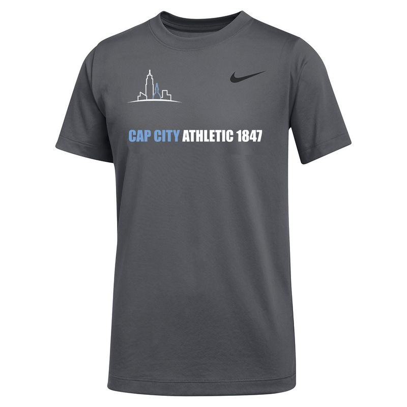 TEAM LEGEND S/S TEE YOUTH (CAP CITY) (GRAY)