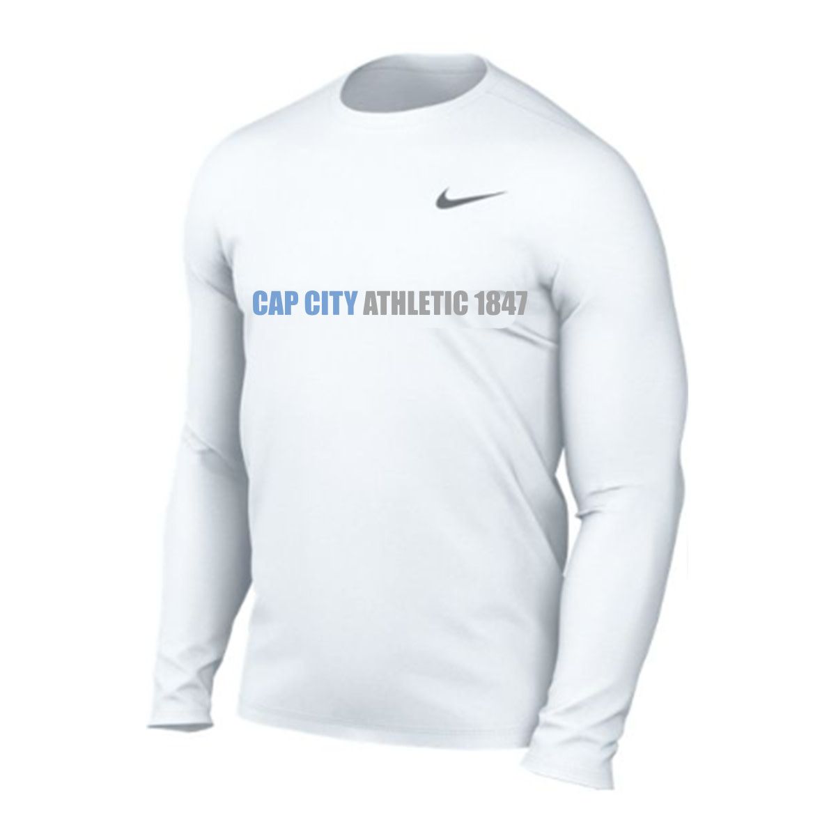 LEGEND L/S TEE (CAP CITY) (WHITE)