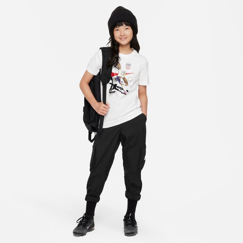 USA 2023 USWNT MASCOT TEE YOUTH (WHITE)