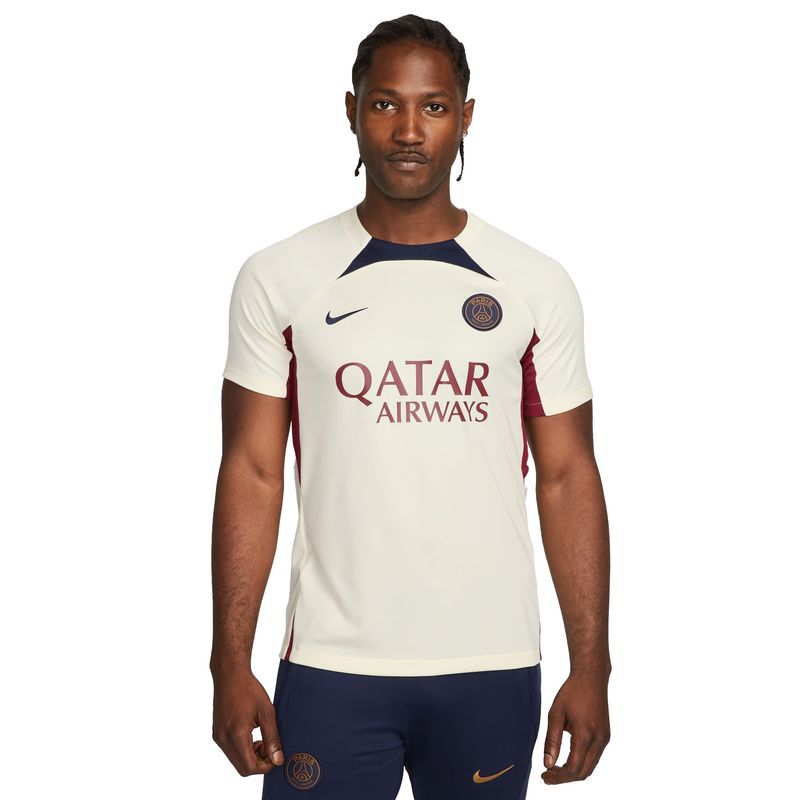 PSG 23/24 STRIKE TRAINING JERSEY (SAND/NAVY) PSG 23/24 STRIKE TRAINING JERSEY (SAND/NAVY)