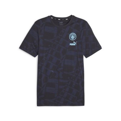 MANCHESTER CITY 23/24 FTBLCORE AOP TEE (NAVY)