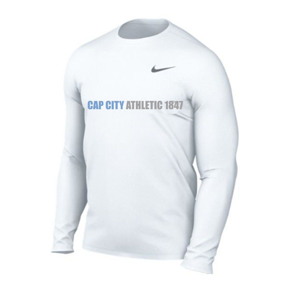 LEGEND L/S TEE YOUTH (CAP CITY) (WHITE)