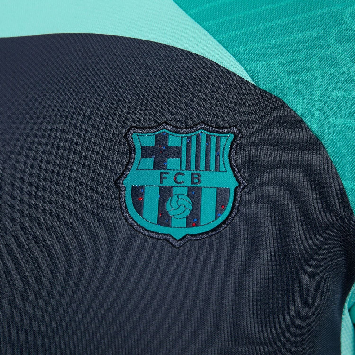 FC BARCELONA 23/24 STRIKE TRAINING JERSEY (NAVY/TEAL)