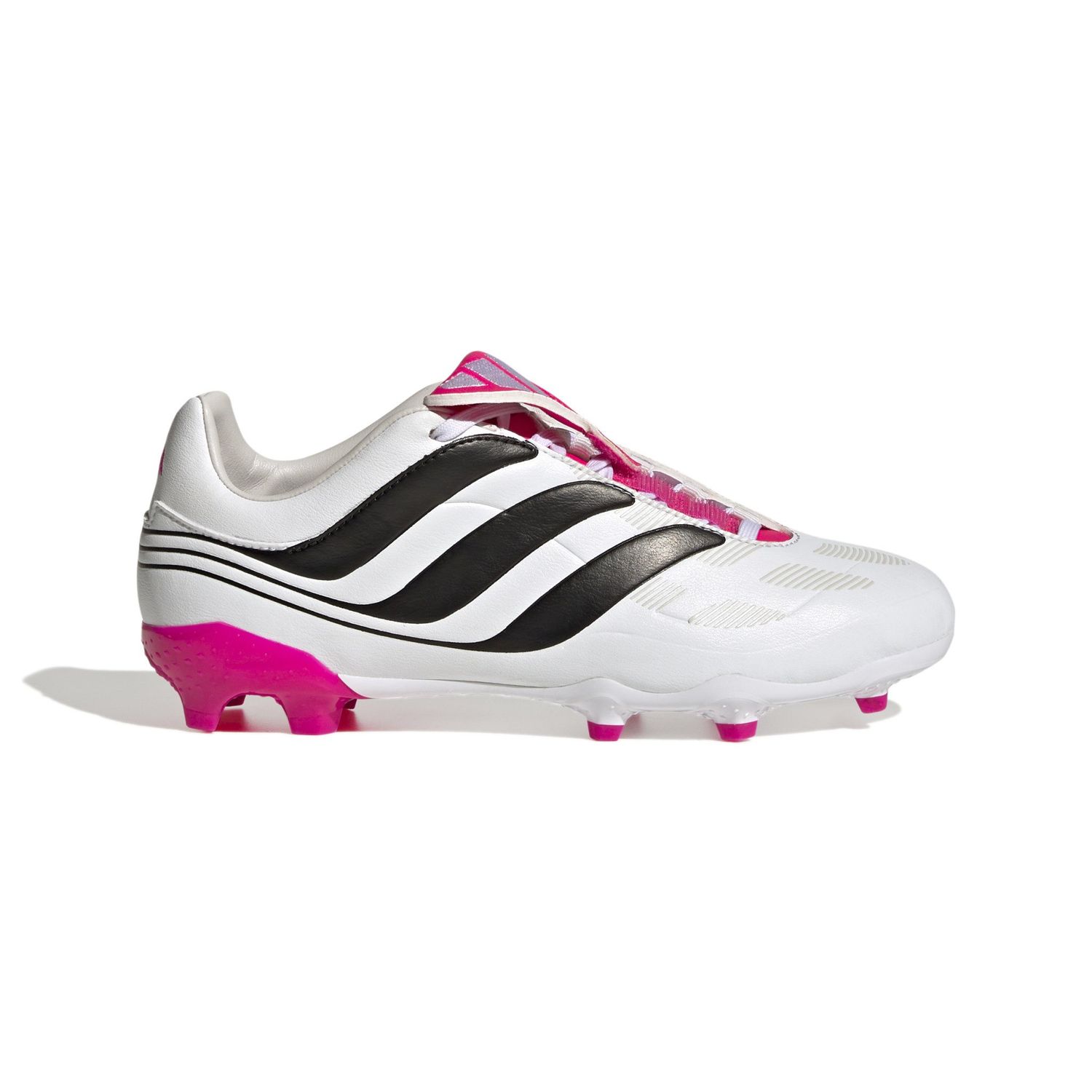 PREDATOR PRECISION.3 FG JR (WHITE/BLACK/PINK)