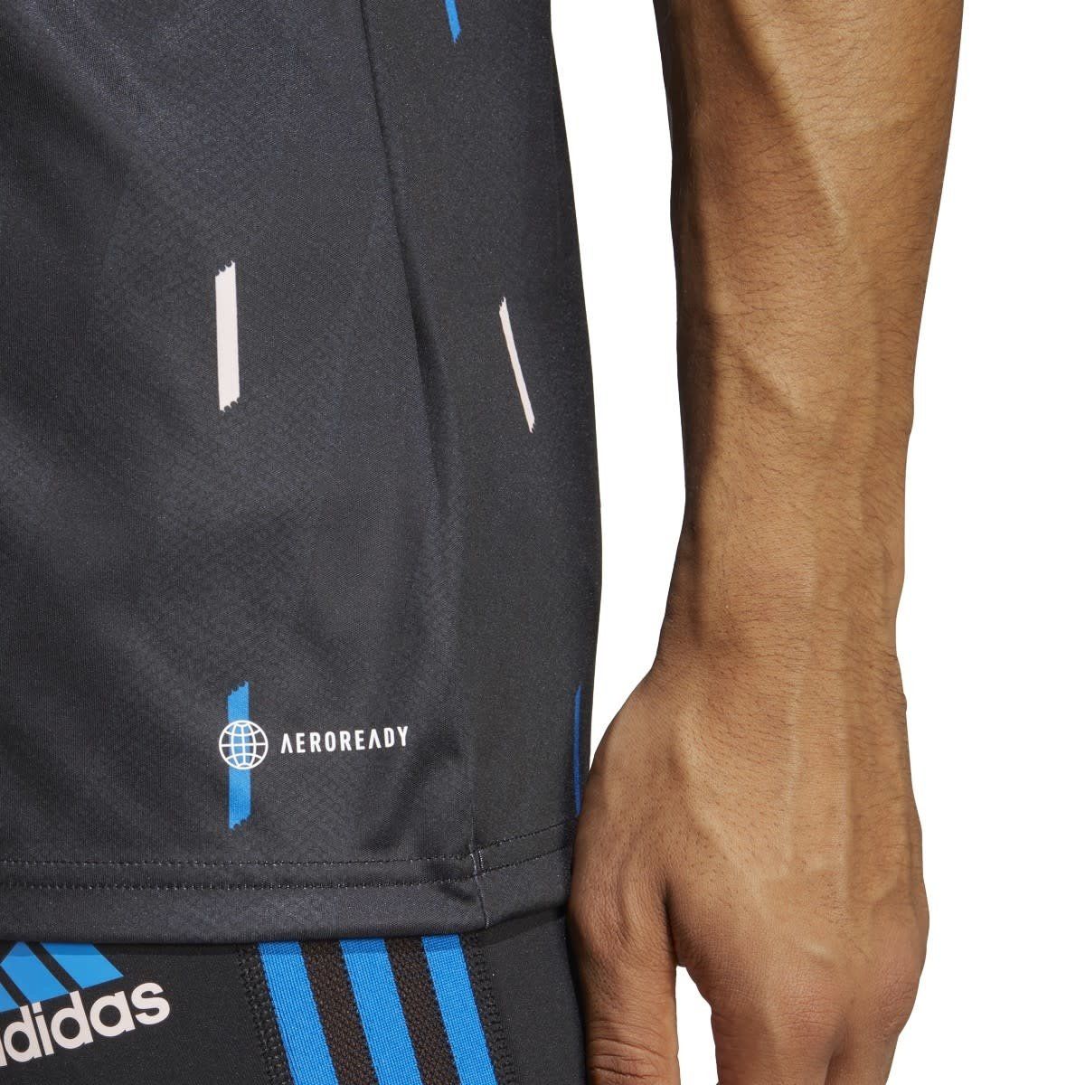 MANCHESTER UNITED 22/23 PREMATCH JERSEY (BLACK/PINK)