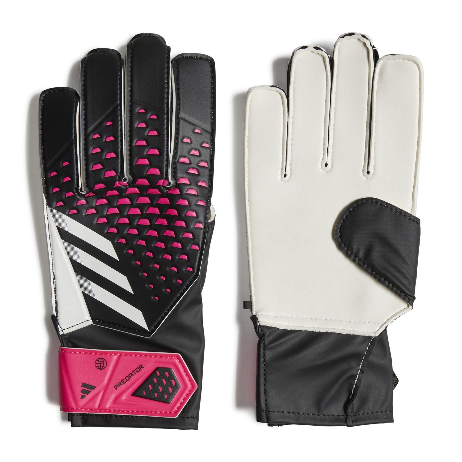 PREDATOR TRAINING GLOVES JR (BLACK/PINK)