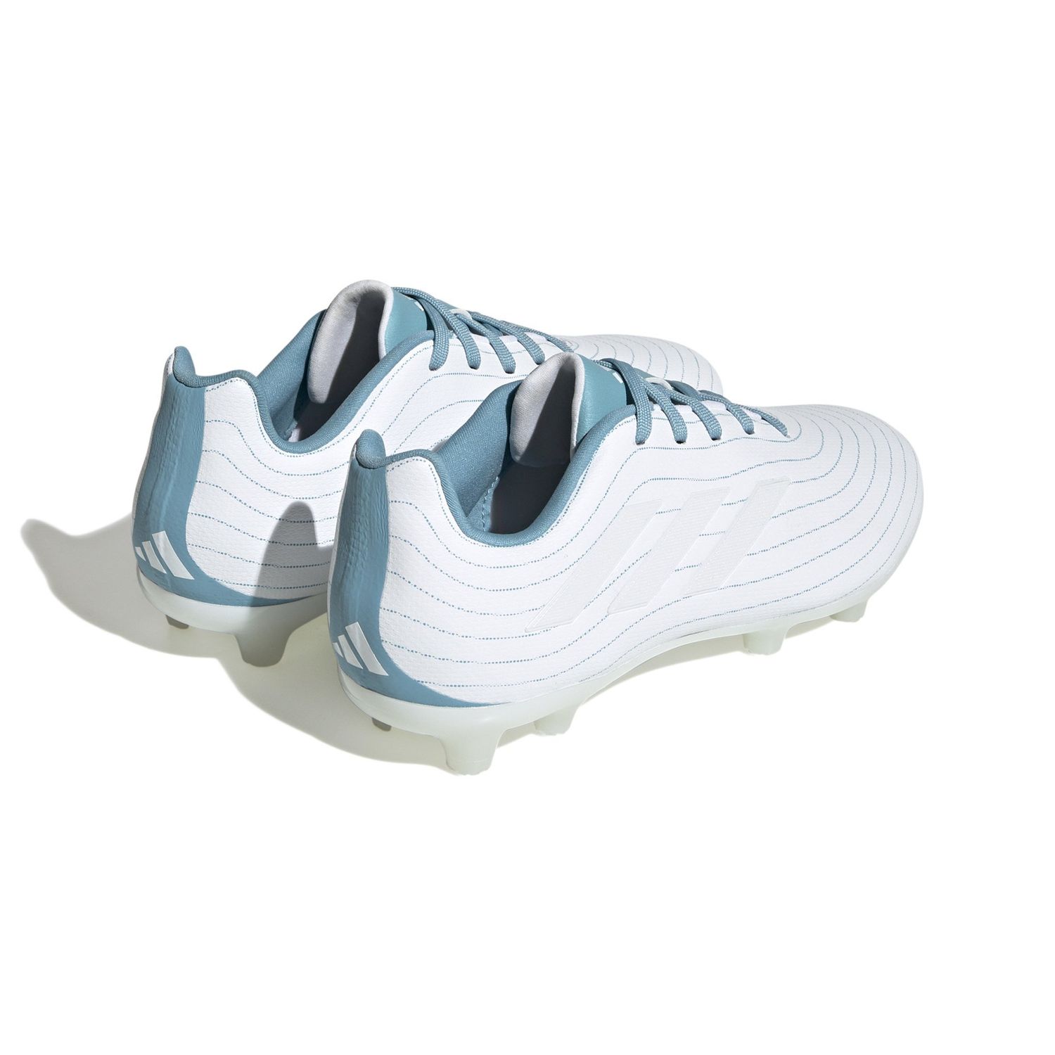 COPA PURE.3 FG JR (WHITE/AQUA)