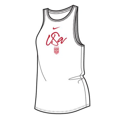 USA 2023 USWNT TOMBOY TANK WOMEN'S (WHITE) USA 2023 USWNT TOMBOY TANK WOMEN'S (WHITE)