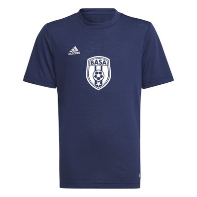 ENTRADA 22 POLY TEE YOUTH (BASA) (NAVY)