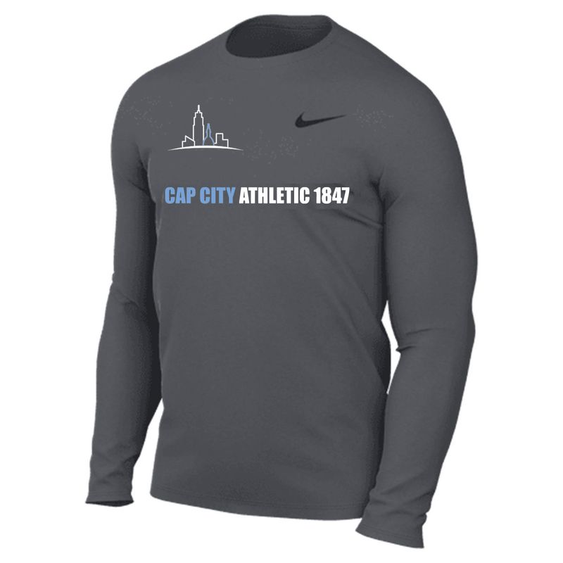 TEAM LEGEND L/S TEE (CAP CITY) (GRAY)