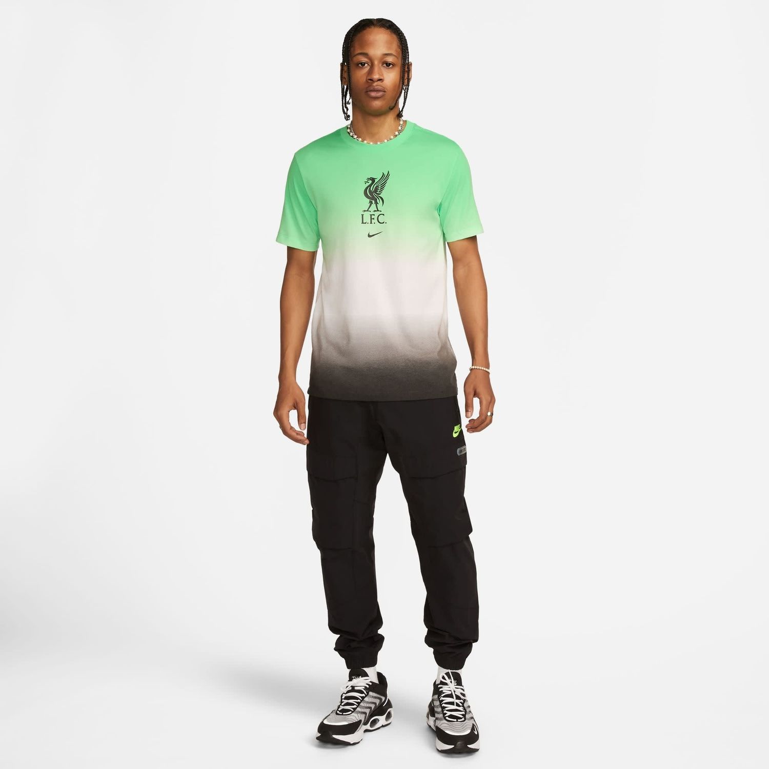 LIVERPOOL 23/24 CREST TEE (GREEN/WHITE/BLACK) 